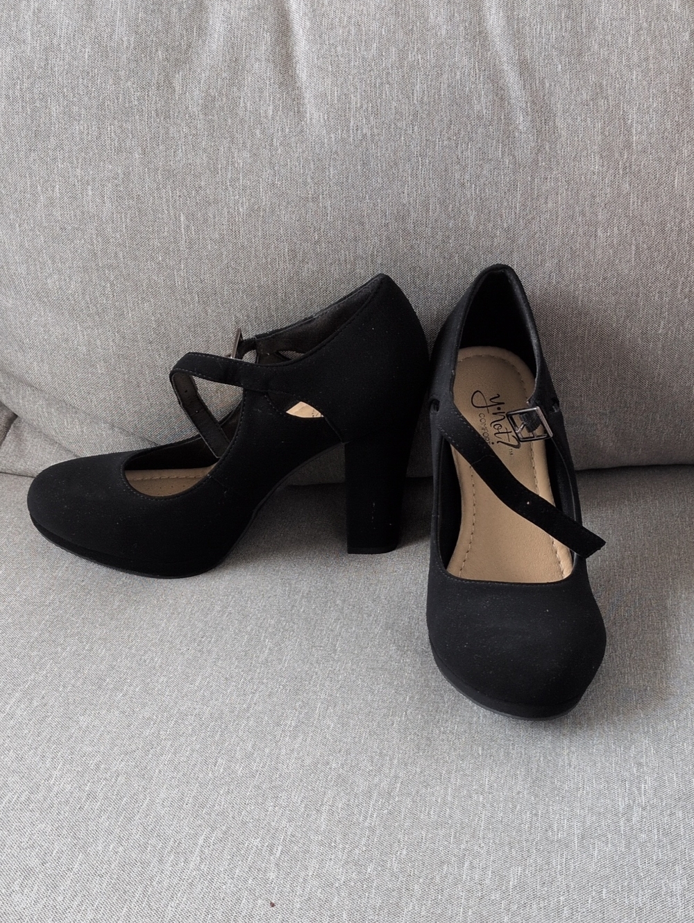 Classic Black Mary Jane Heels for Women